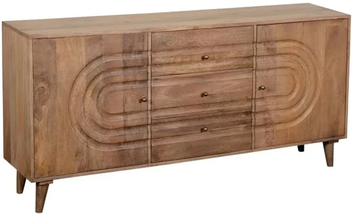 Crestview Talladega Brown Sideboard