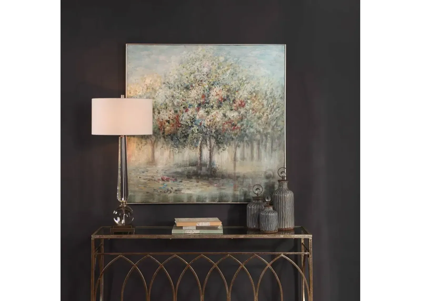 Uttermost Fruit Trees Blue Landscape Wall Art