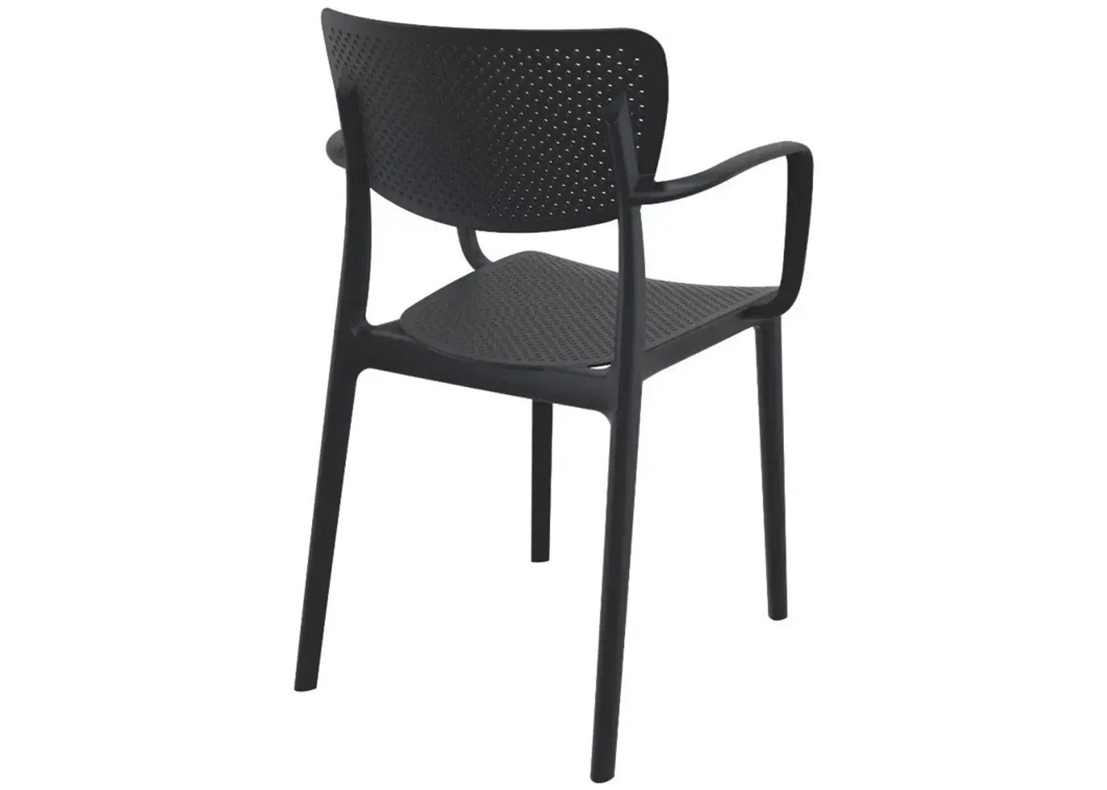 Compamia Loft Outdoor Dining Arm Chair Black