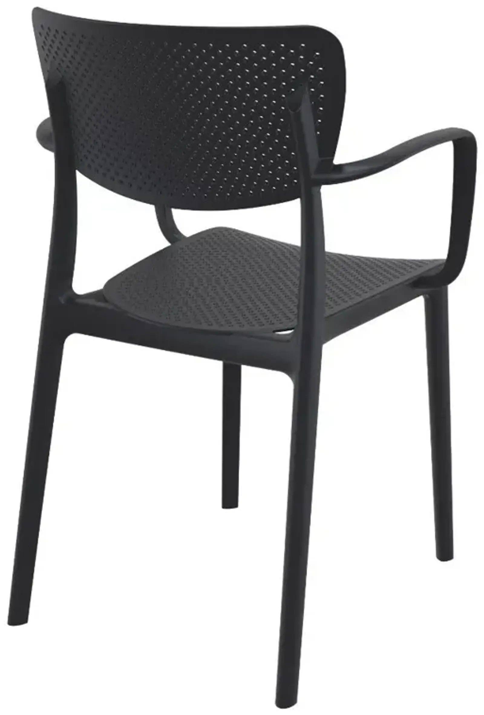 Compamia Loft Outdoor Dining Arm Chair Black