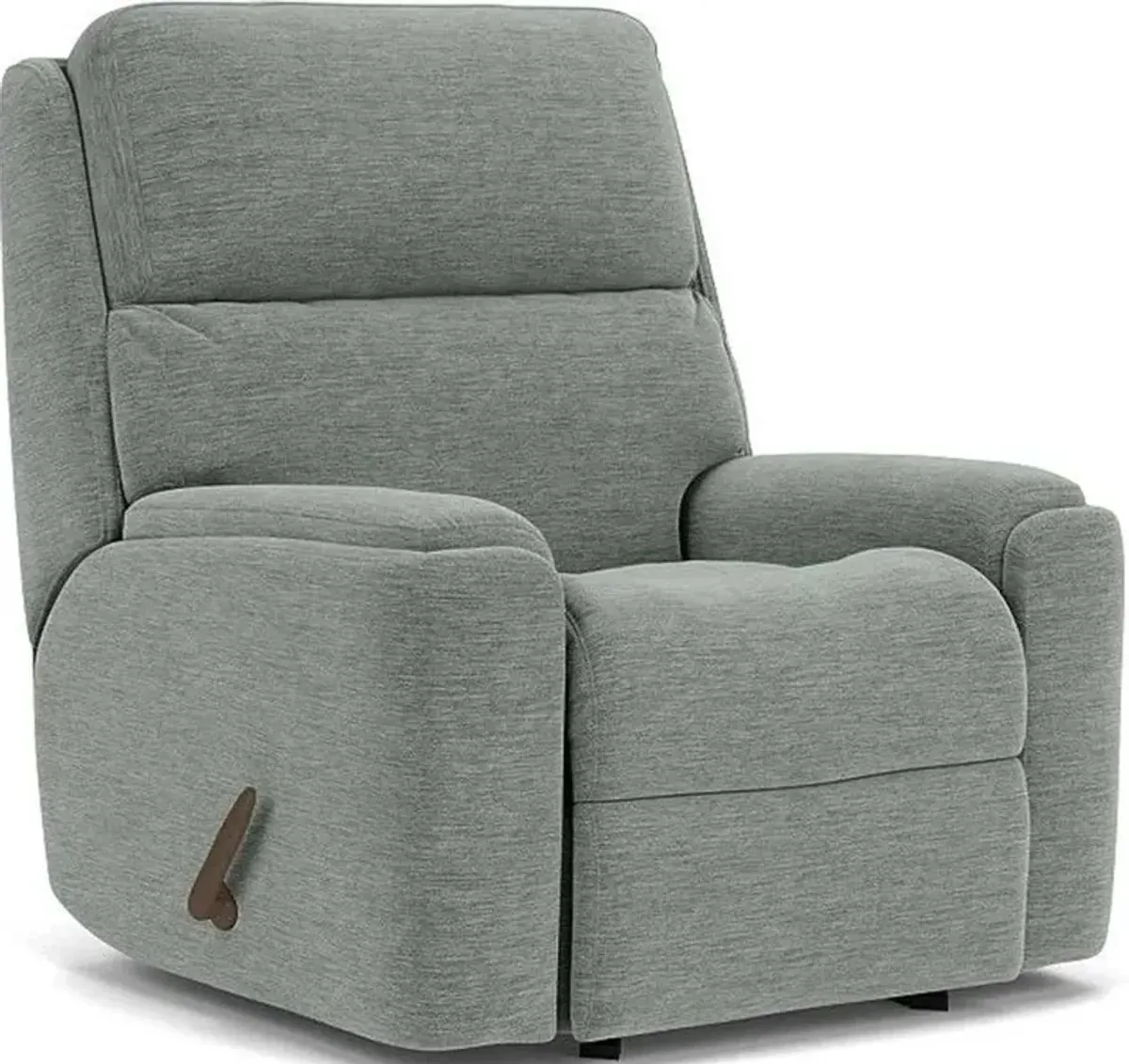 Flexsteel Rio Blue Arctic Rocking Manual Recliner