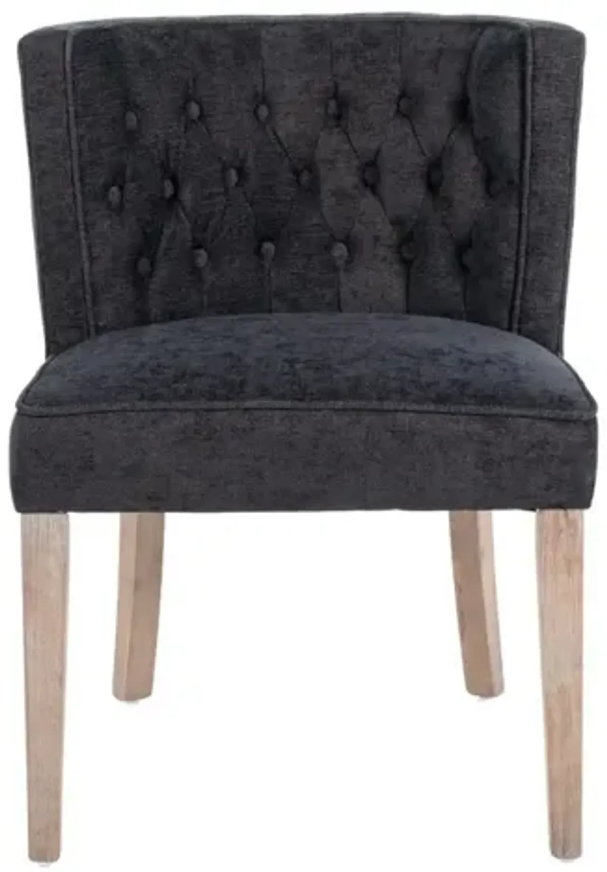 Nest Home Charlie Dining Chair in Grey Wash with Anew Black Finish