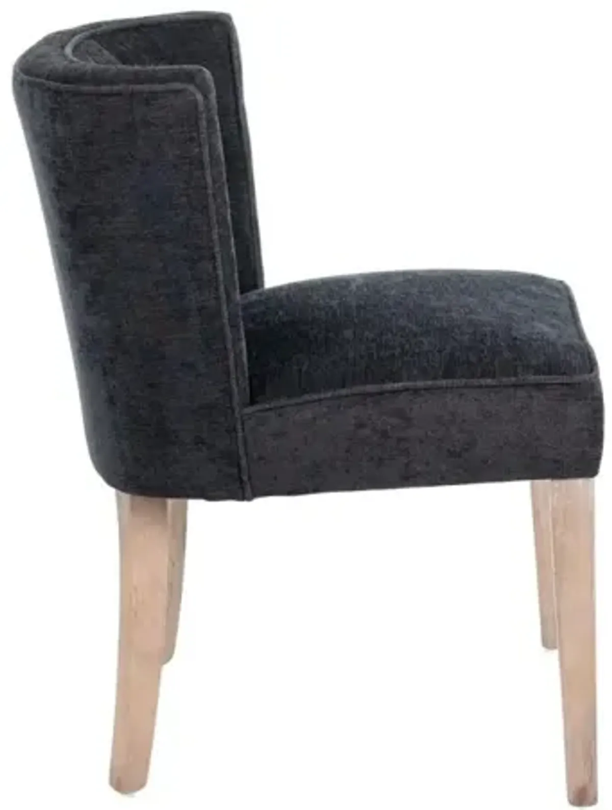 Nest Home Charlie Dining Chair in Grey Wash with Anew Black Finish