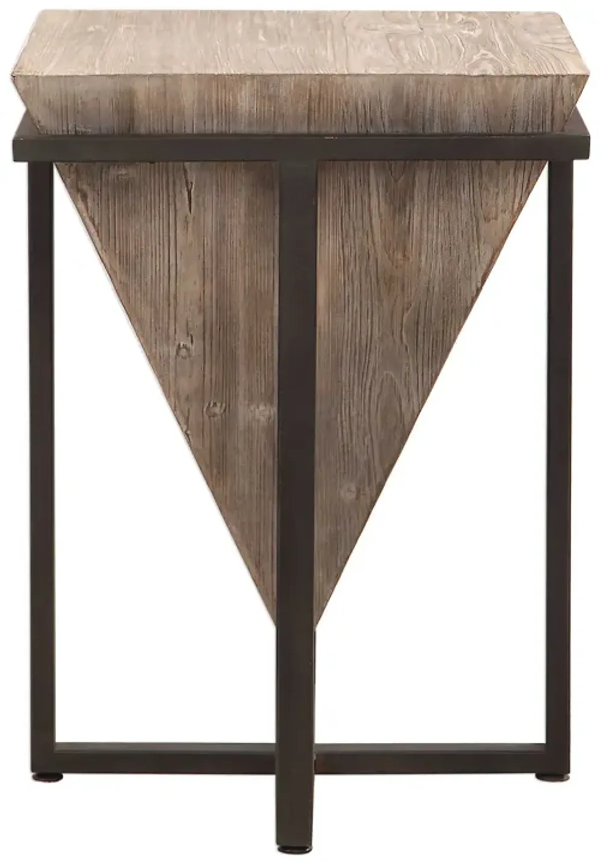 Uttermost Bertrand Grey Wash Accent Table