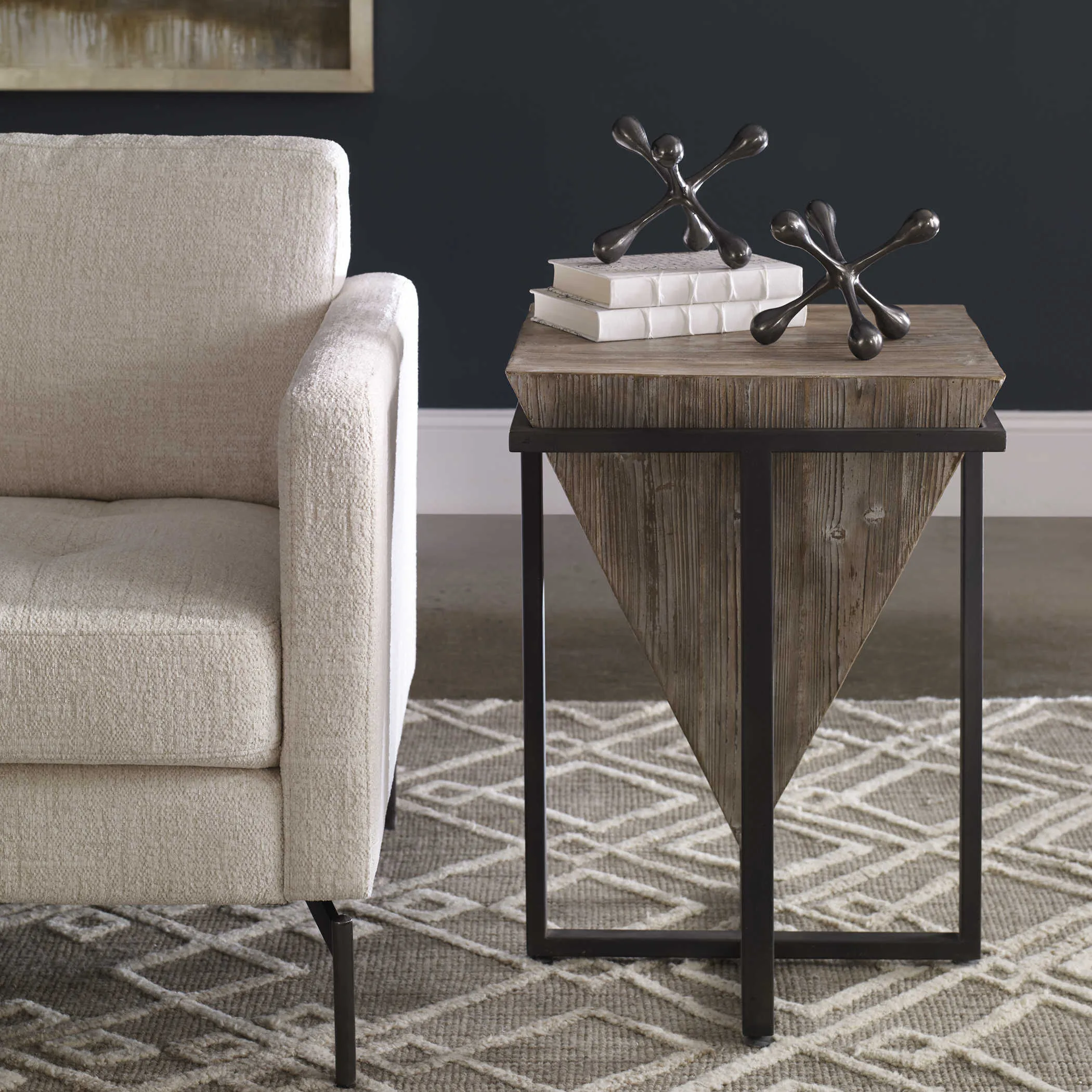 BERTRAND ACCENT TABLE - WOOD