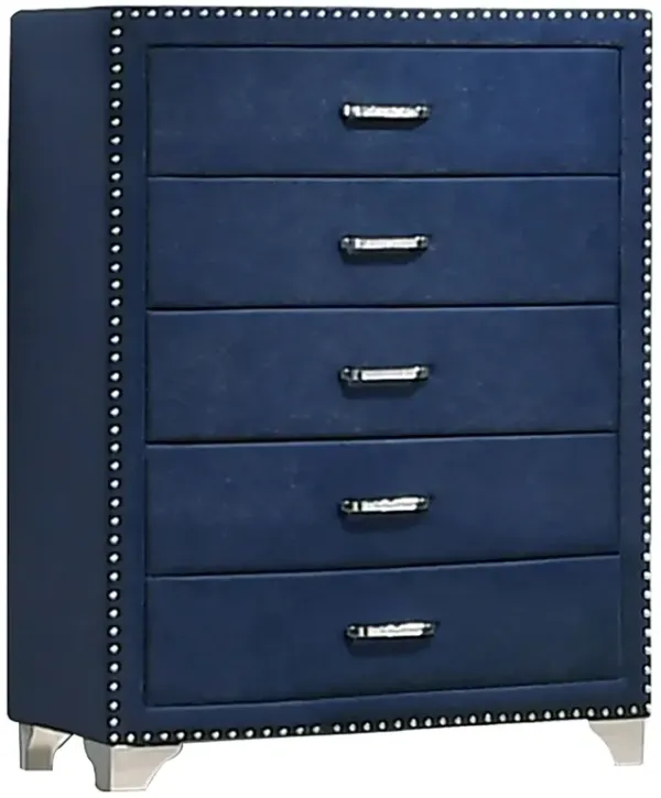 Coaster Melody 5-Drawer Bedroom Chest Pacific Blue