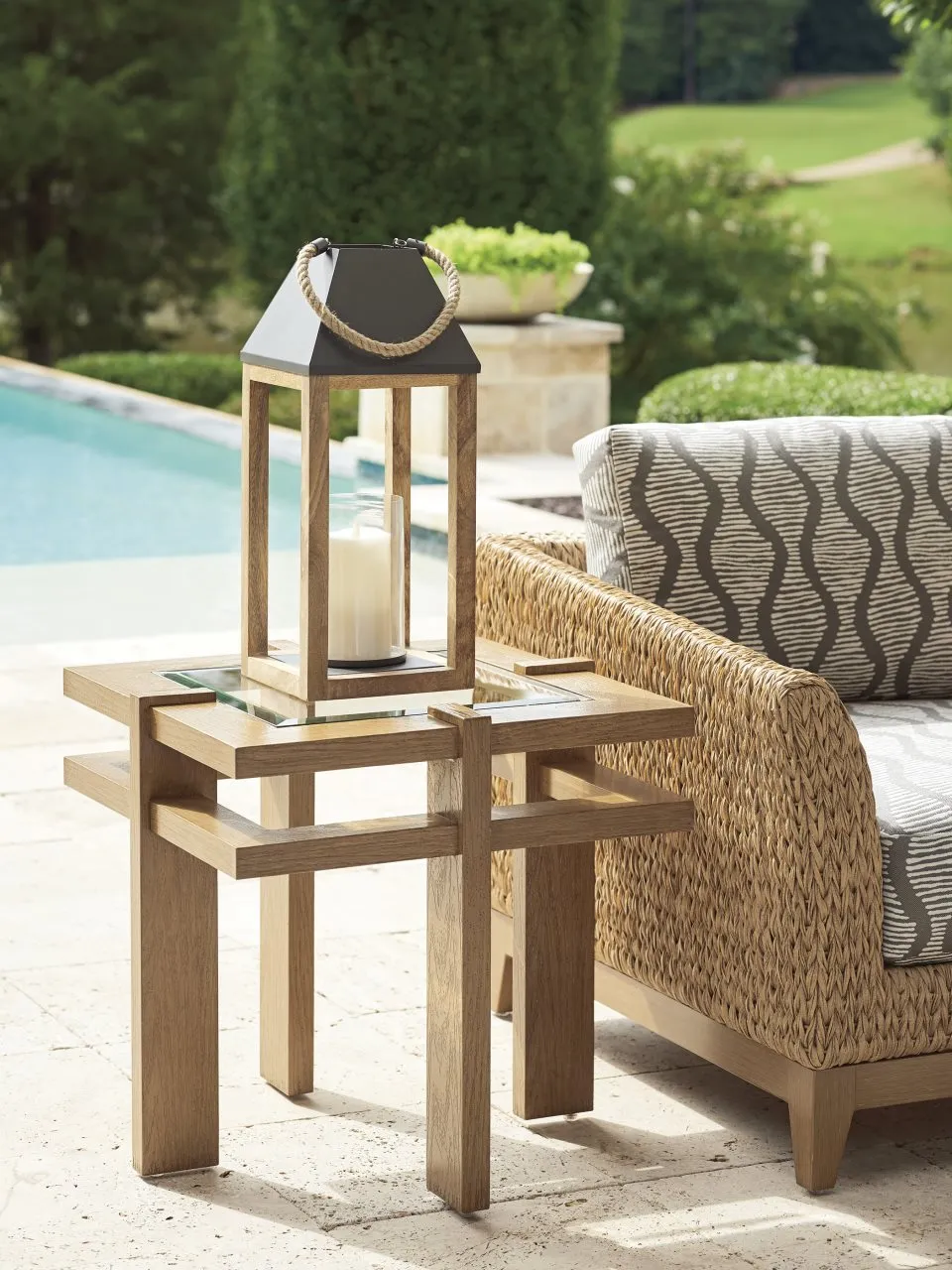 SQUARE END TABLE LOS ALTOS VALLEY VIEW