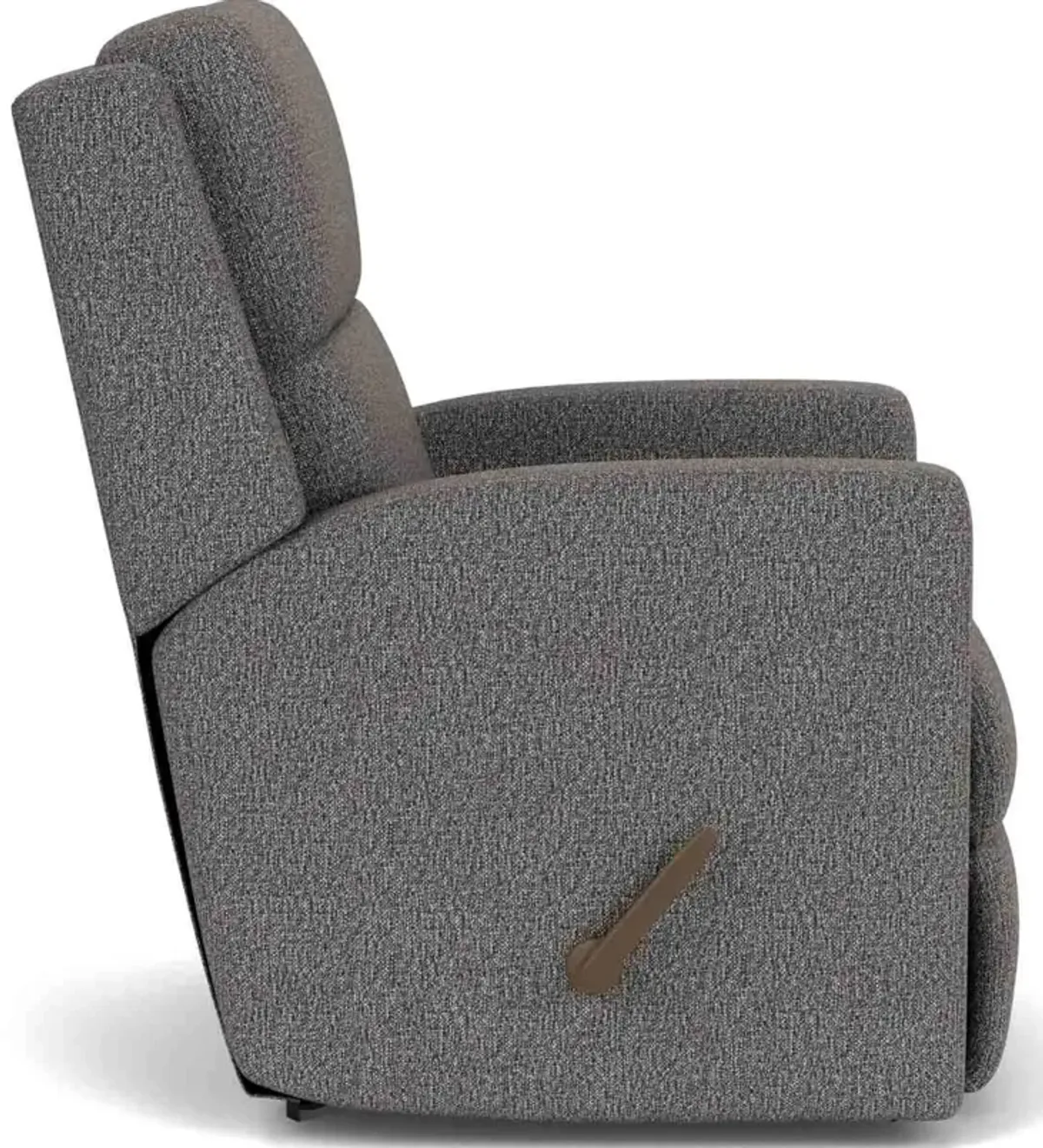 Flexsteel Chip Black Onyx Rocking Manual Recliner