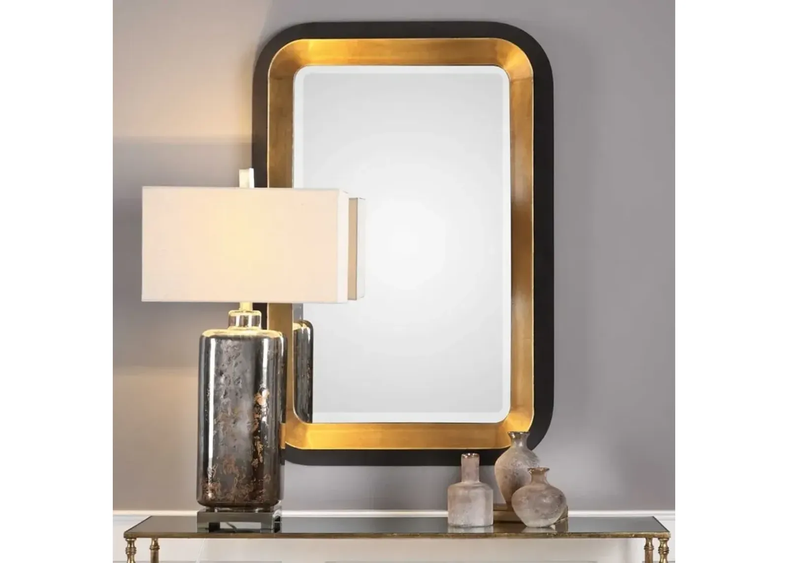 Uttermost Niva Metallic Gold Wall Mirror