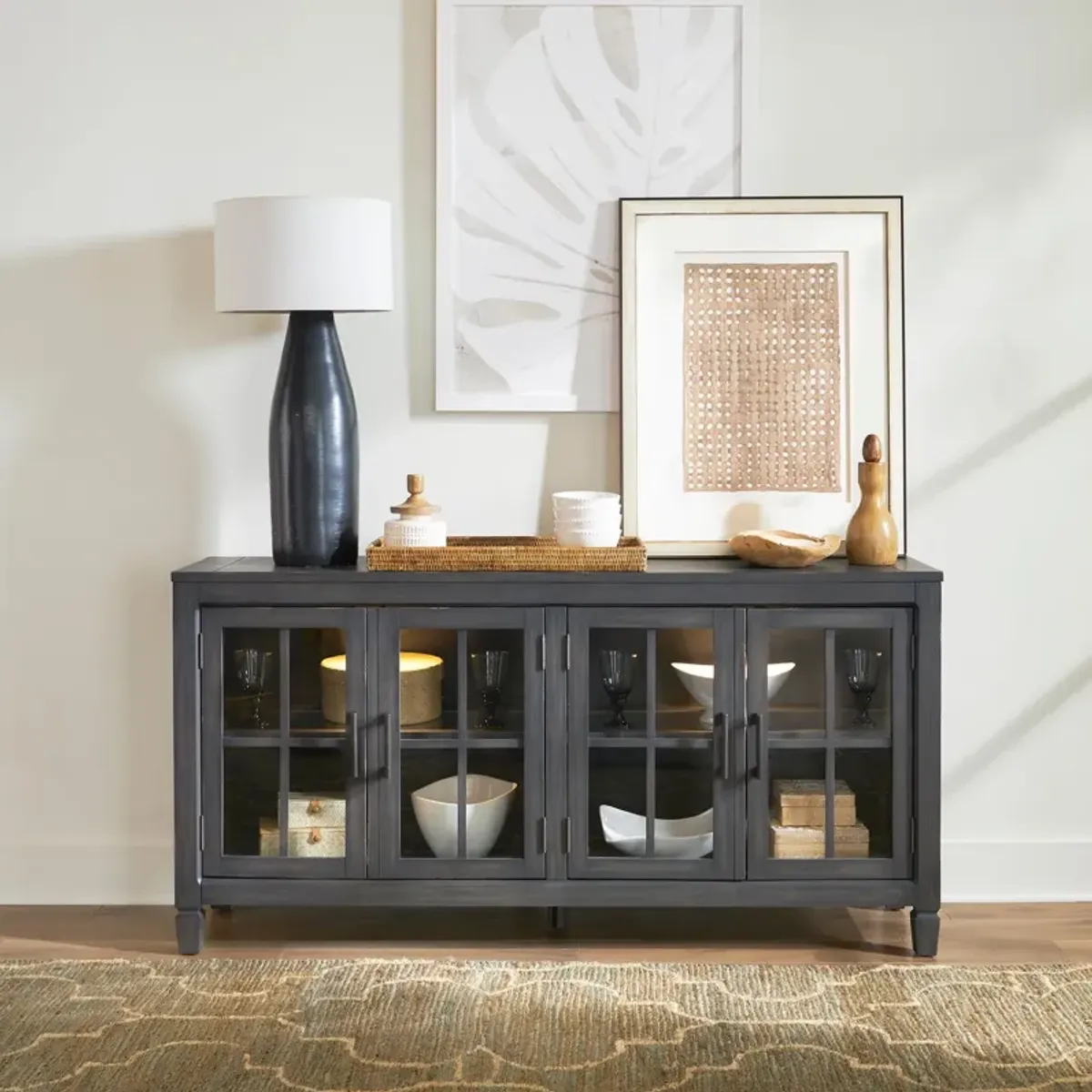 Liberty Furniture Caruso Heights Blackstone Server