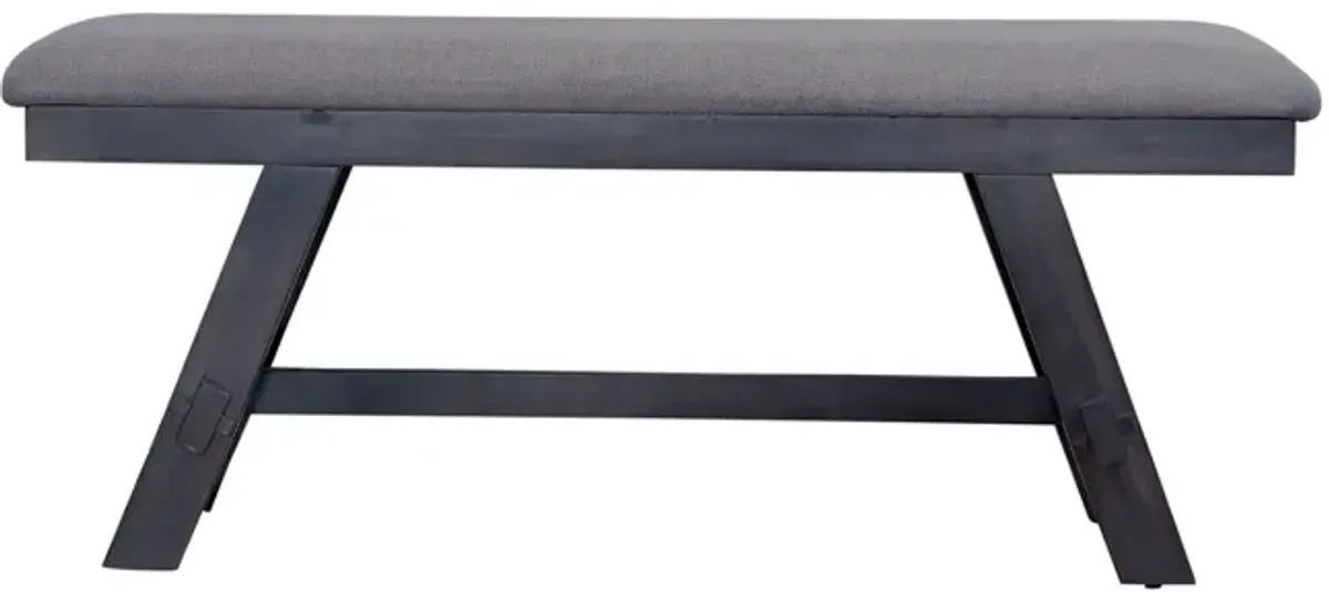 Liberty Furniture Lawson Slate/Weathered Gray Bench