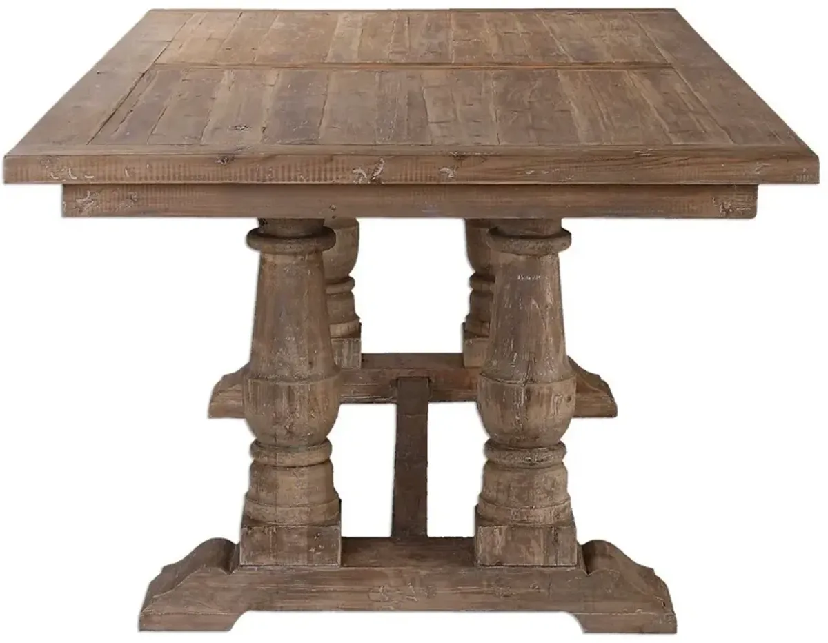 STRATFORD STONY GRAY DINING TABLE