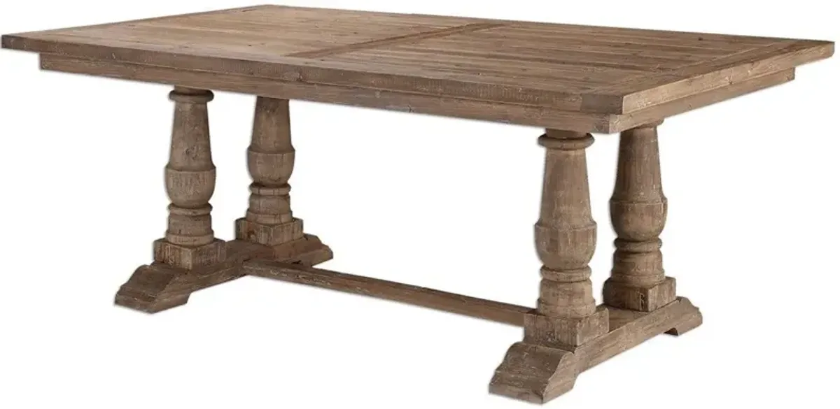 STRATFORD STONY GRAY DINING TABLE