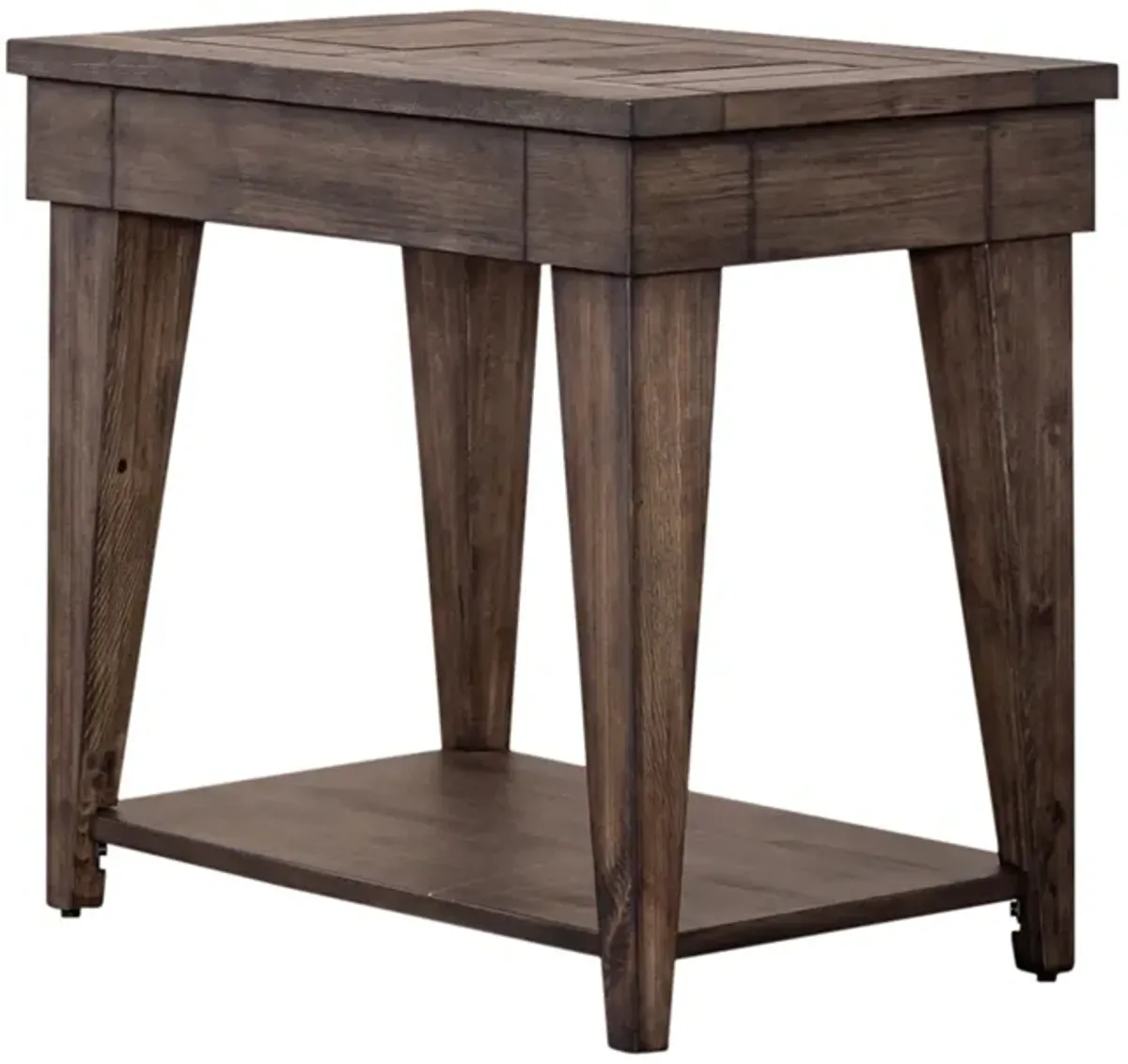 Liberty Furniture Arrowcreek Weathered Stone Chair Side Table