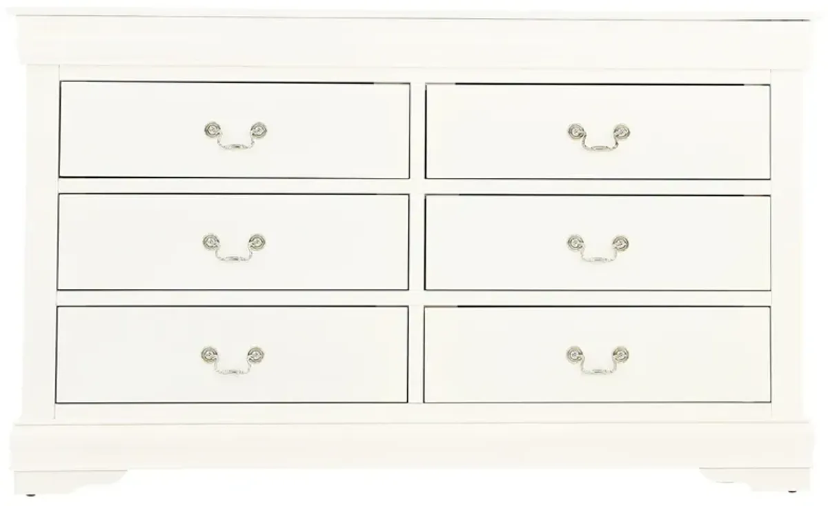 LOUIS PHILIP WHITE DRESSER