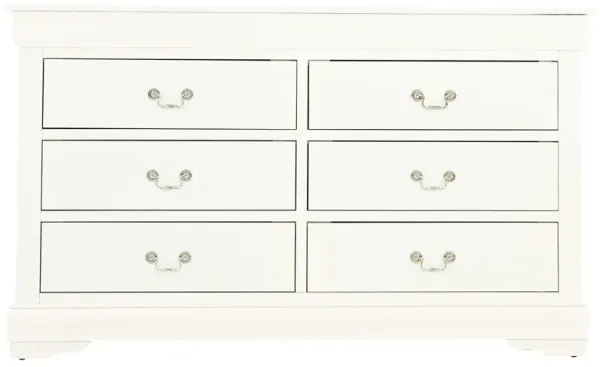 LOUIS PHILIP WHITE DRESSER