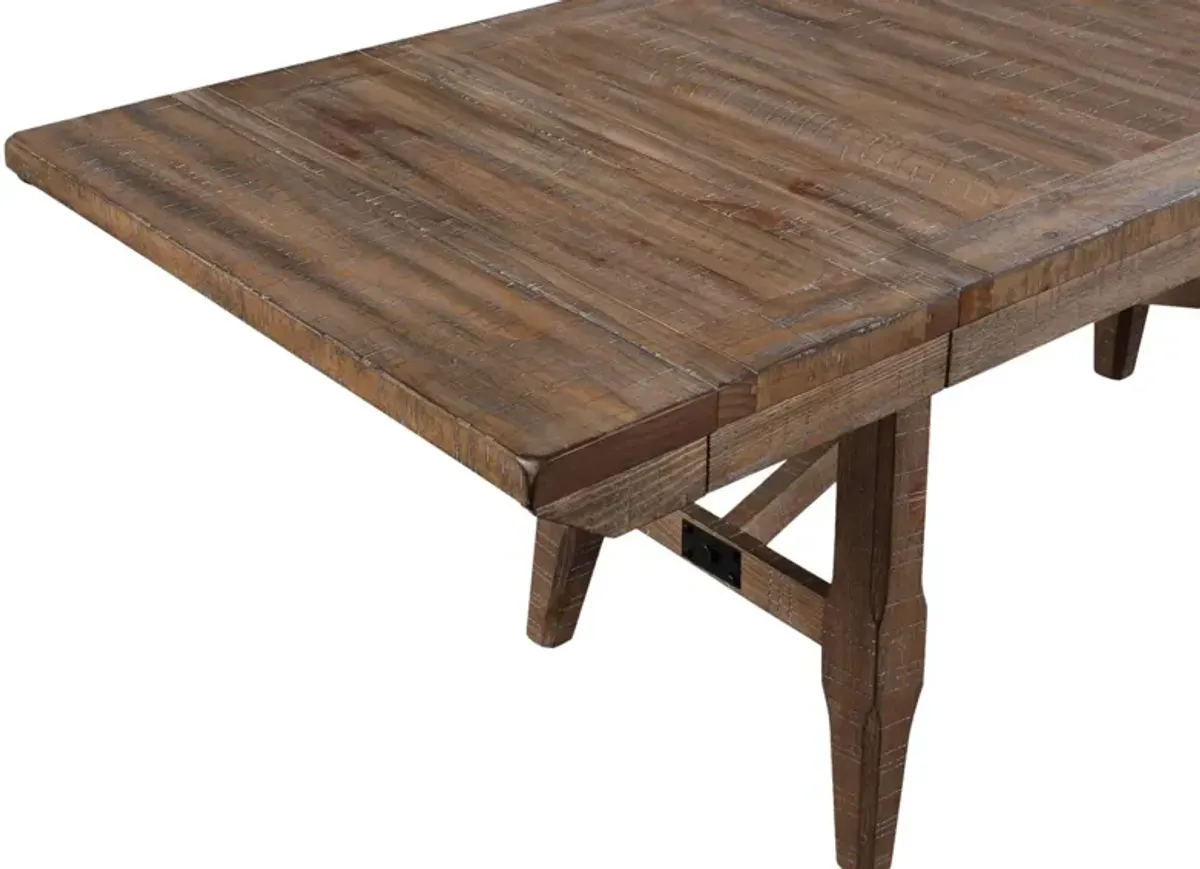 RIVERDALE DINING TABLE 96" W/2 12" LEAVES