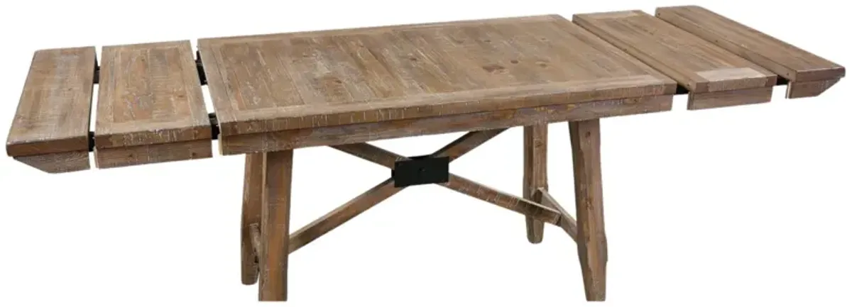 RIVERDALE DINING TABLE 96" W/2 12" LEAVES