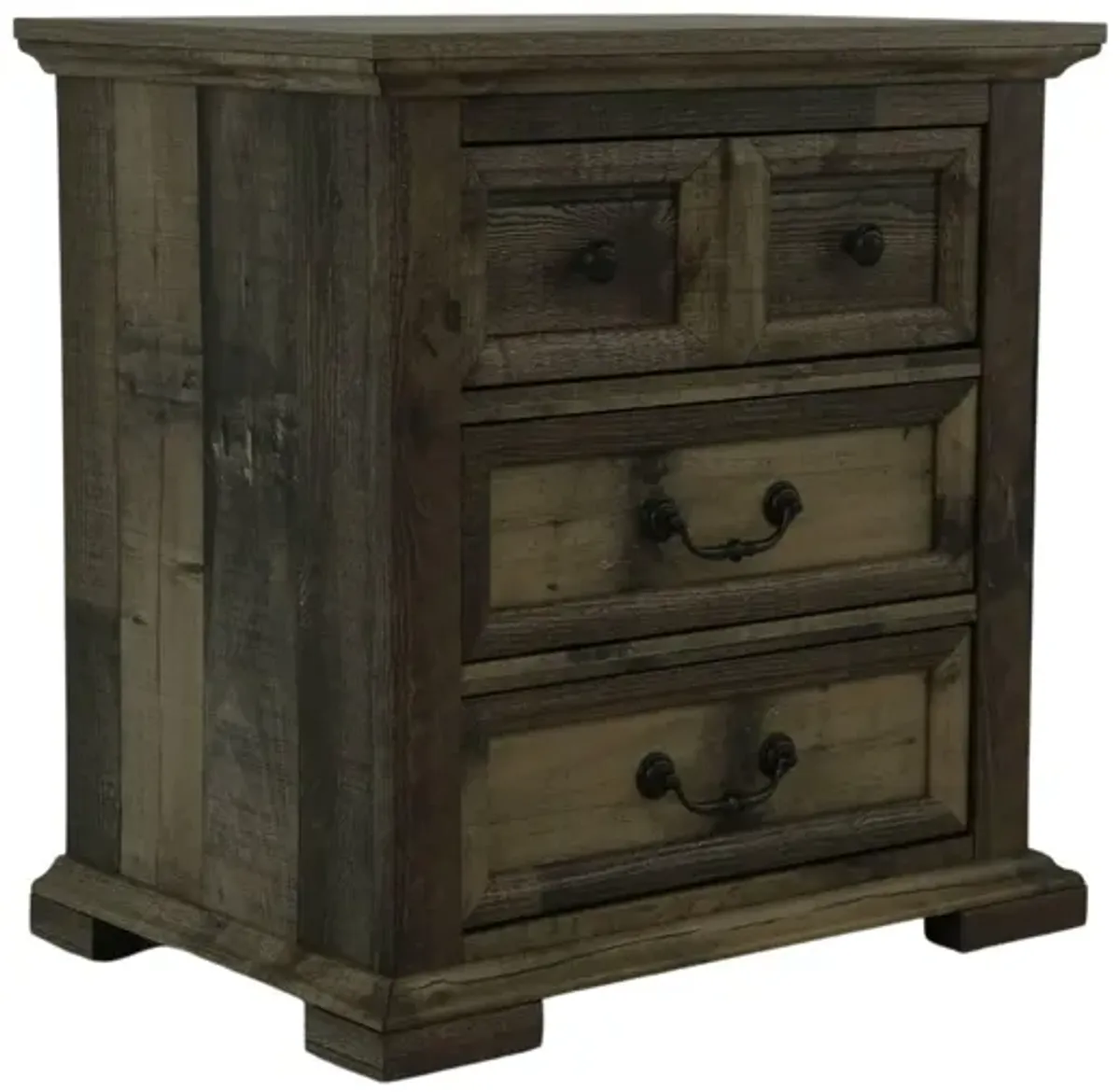 MOSSBERG RUSTIC GREY NIGHTSTAND