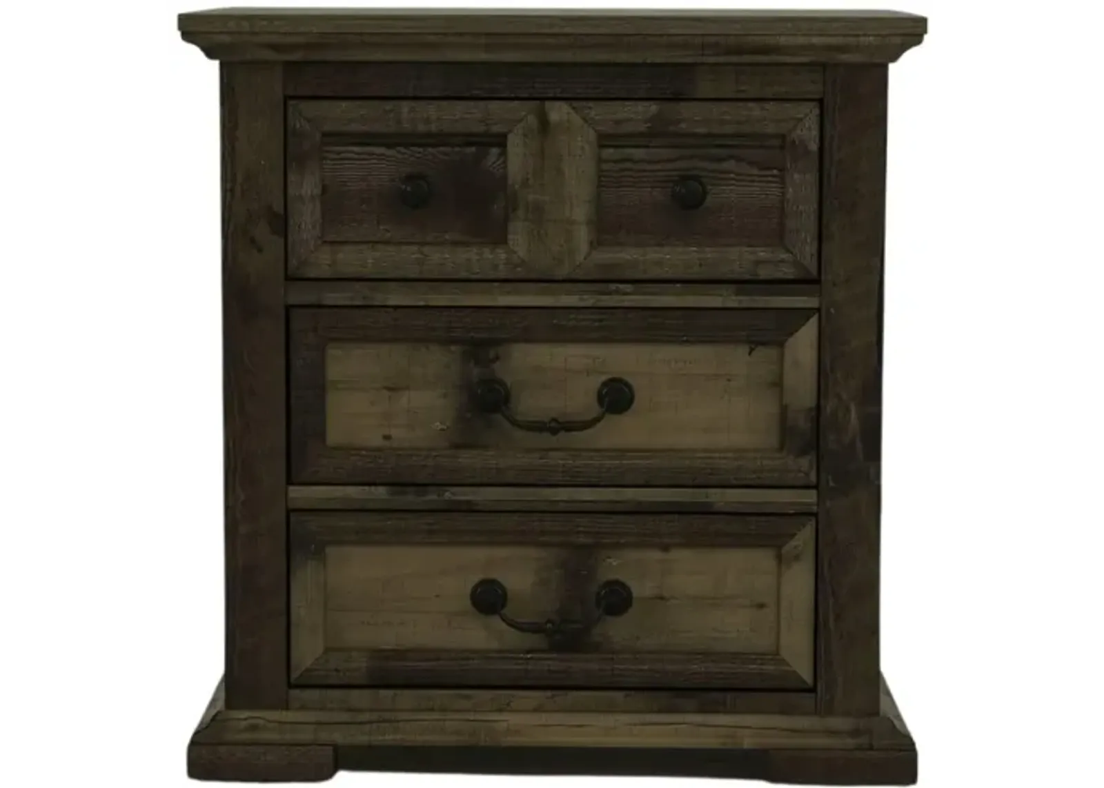 MOSSBERG RUSTIC GREY NIGHTSTAND