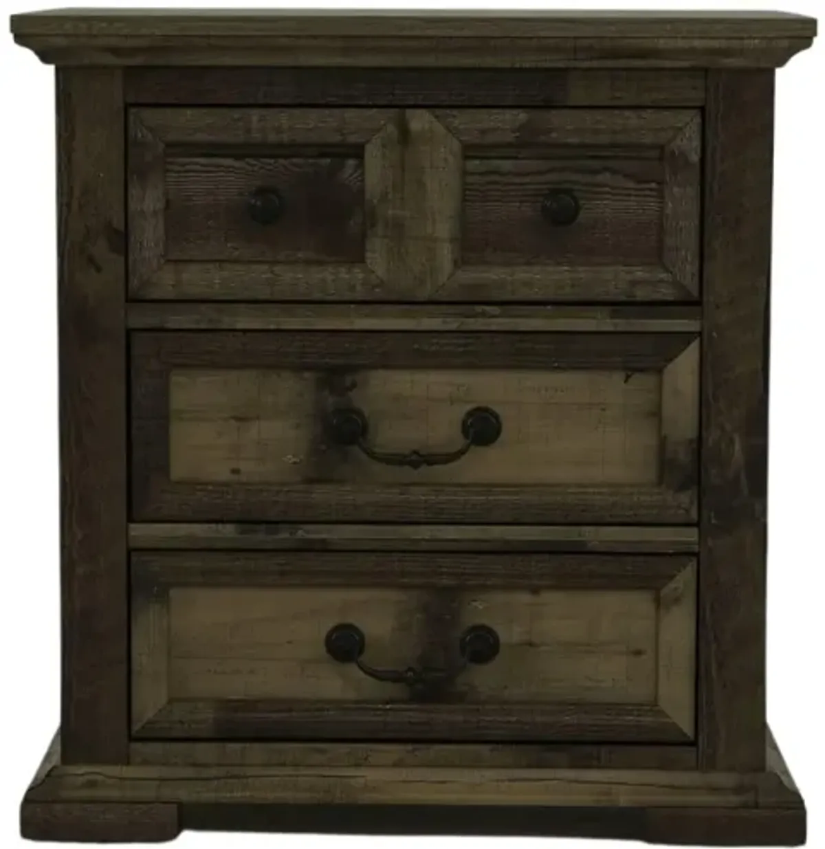 MOSSBERG RUSTIC GREY NIGHTSTAND