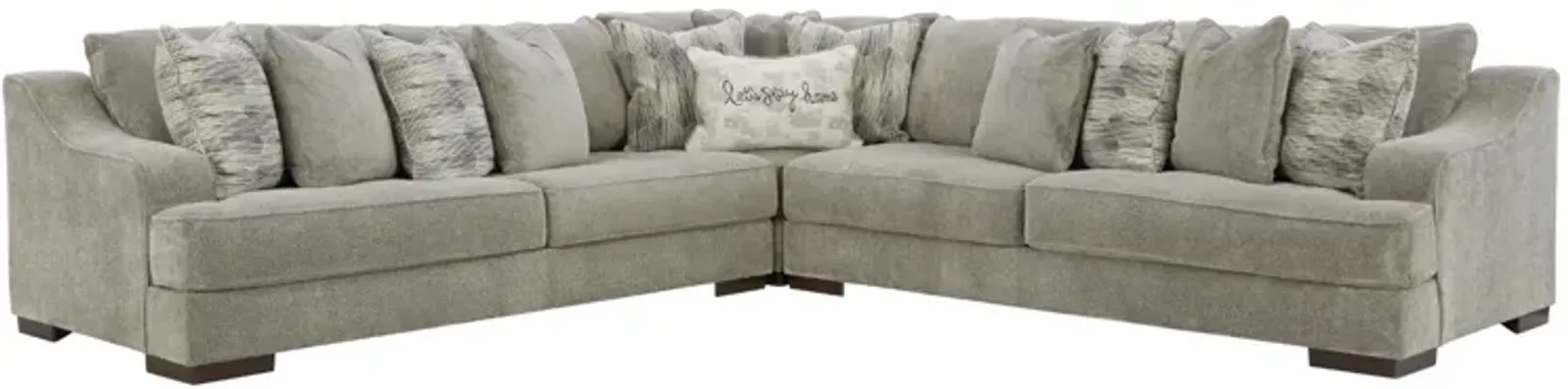 BAYLESS SMOKE 3 PIECE SECTIONAL