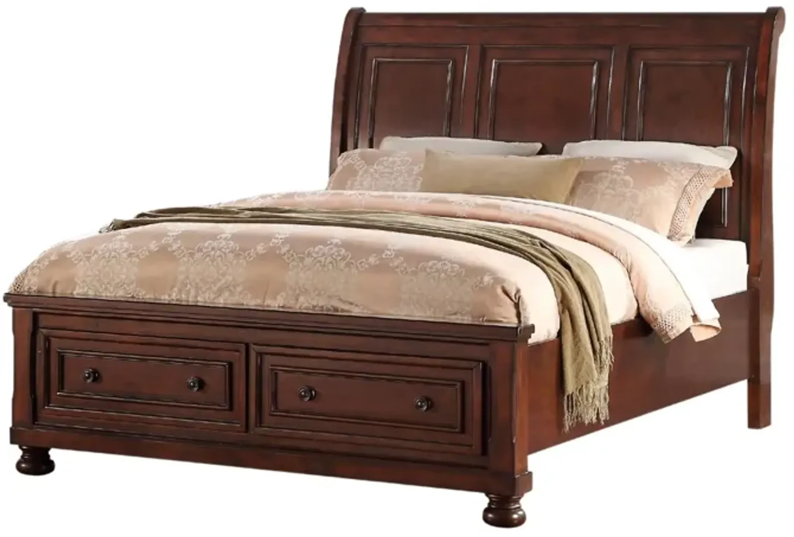 KINGSMAN CHERRY QUEEN BED