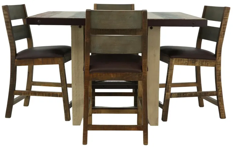 JEFFERSON 5 PIECE COUNTER HEIGHT DINING SET