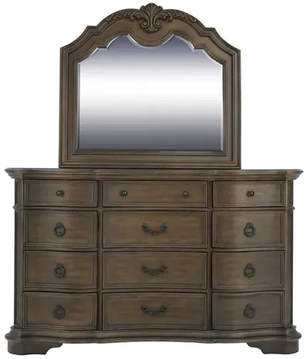TULSA DRESSER AND MIRROR