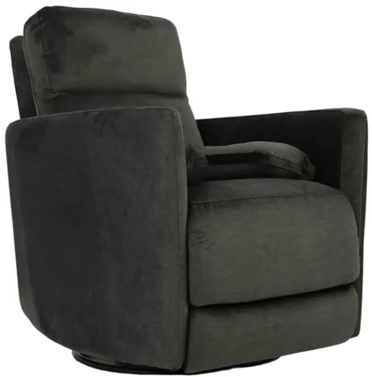 LELAND GRAPHITE SWIVEL RECLINER