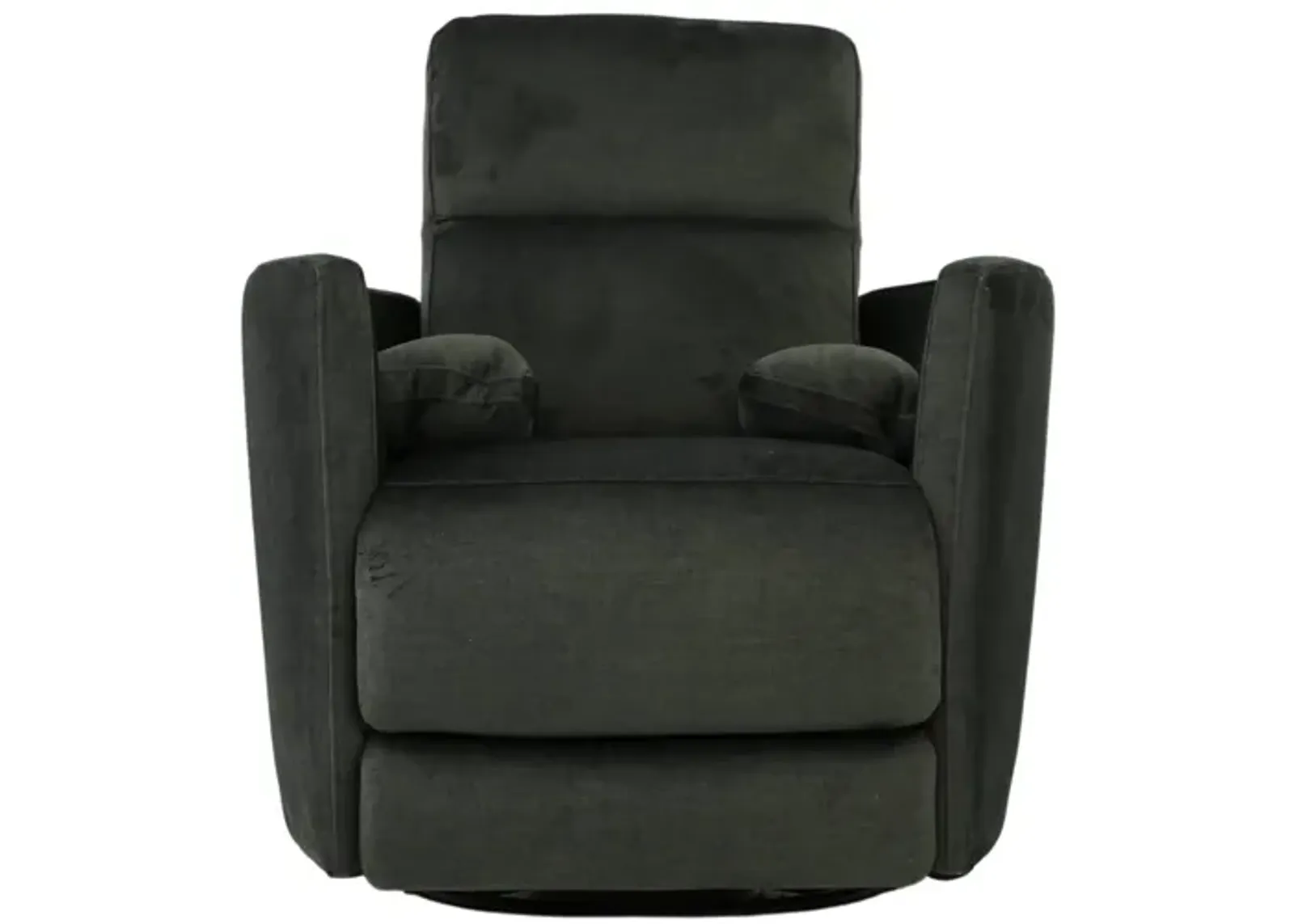 LELAND GRAPHITE SWIVEL RECLINER