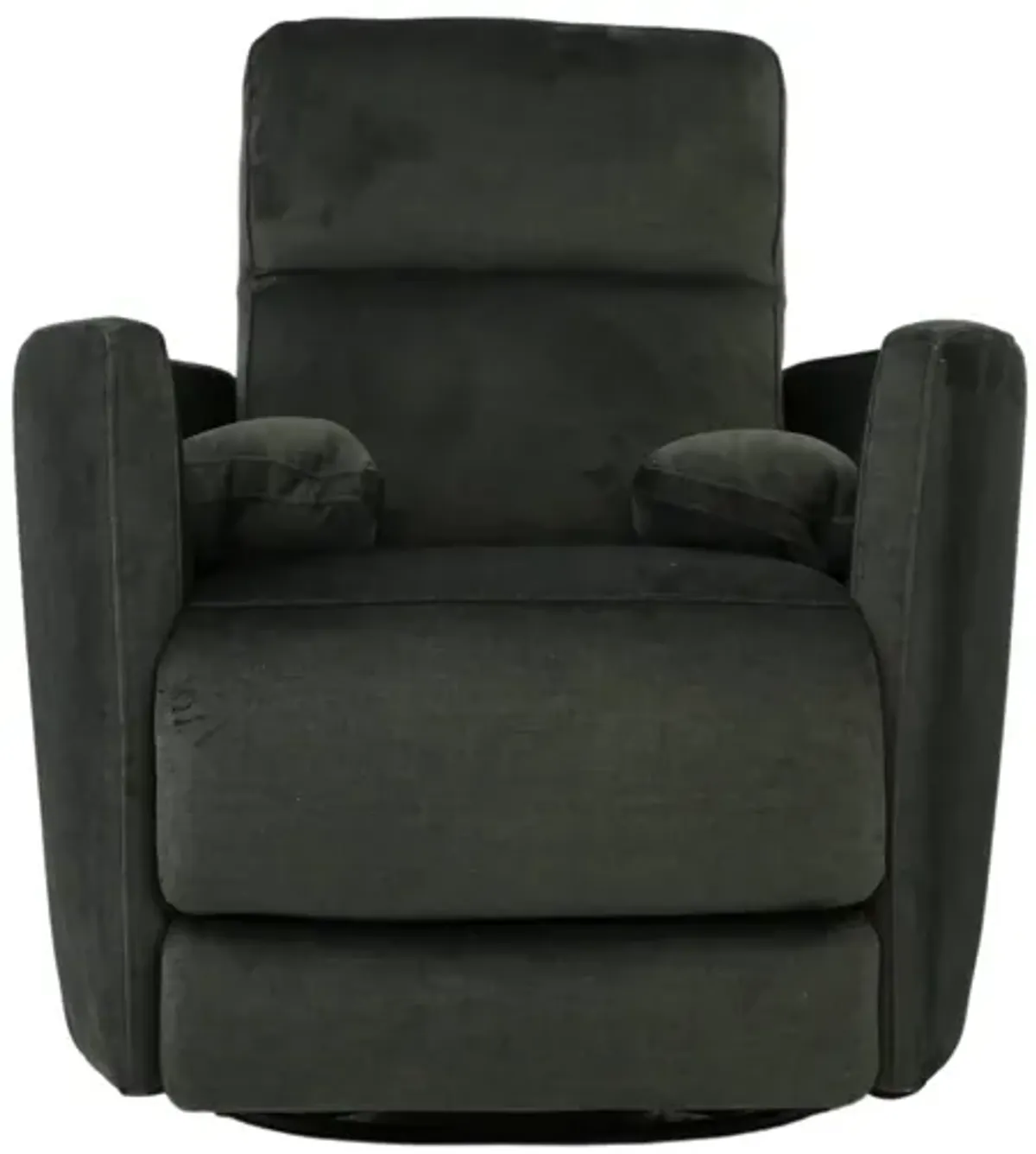 LELAND GRAPHITE SWIVEL RECLINER