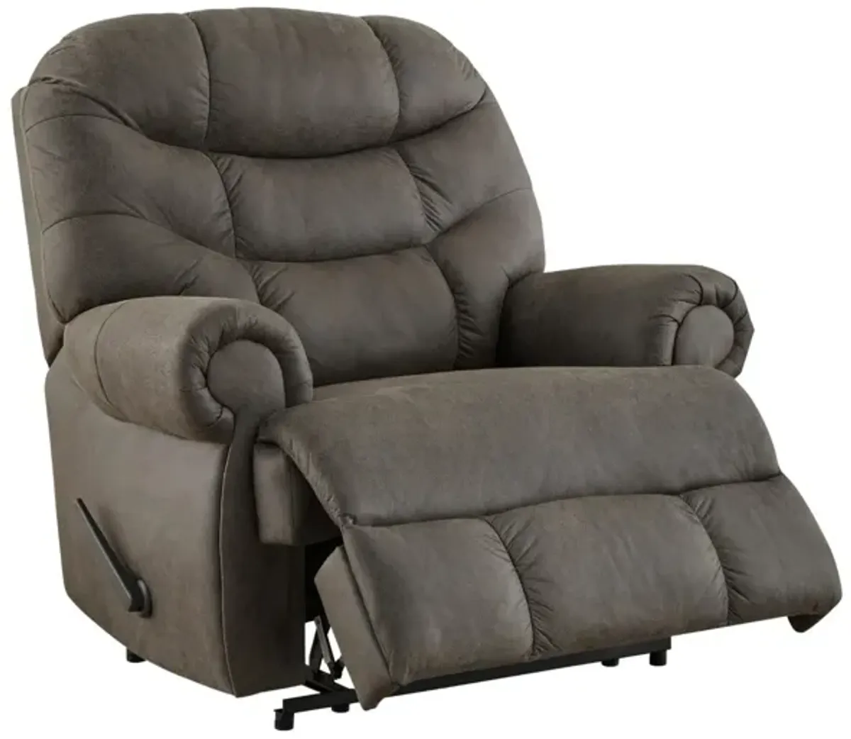 CAMERA TIME GUNMETAL BIG MAN WALL RECLINER