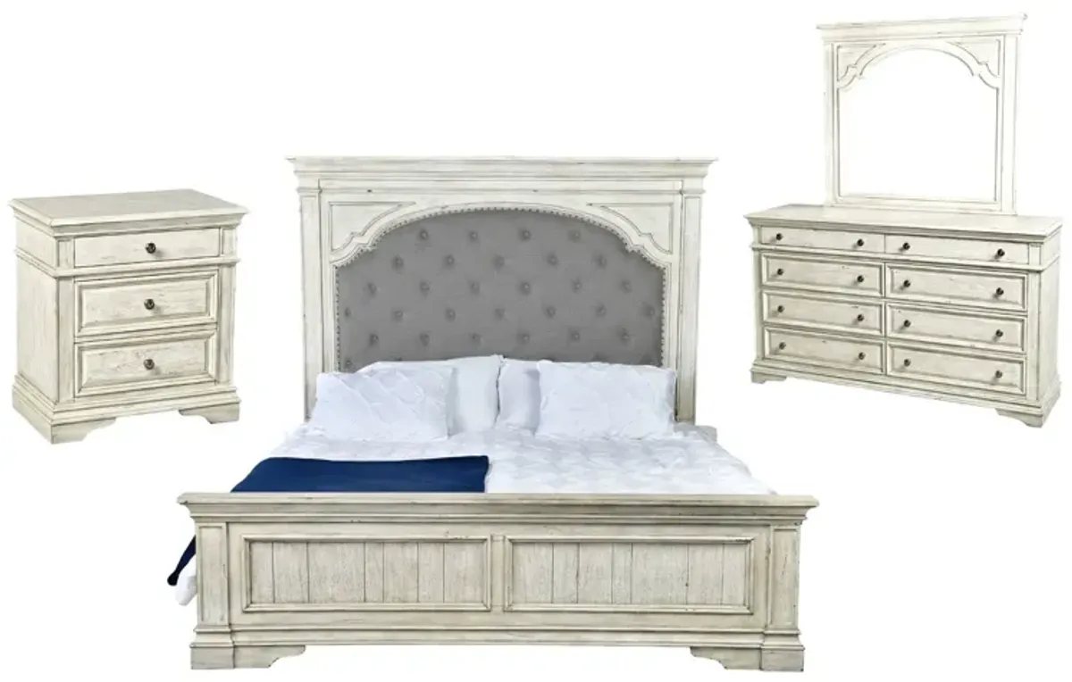 HIGHLAND PARK WHITE KING BEDROOM