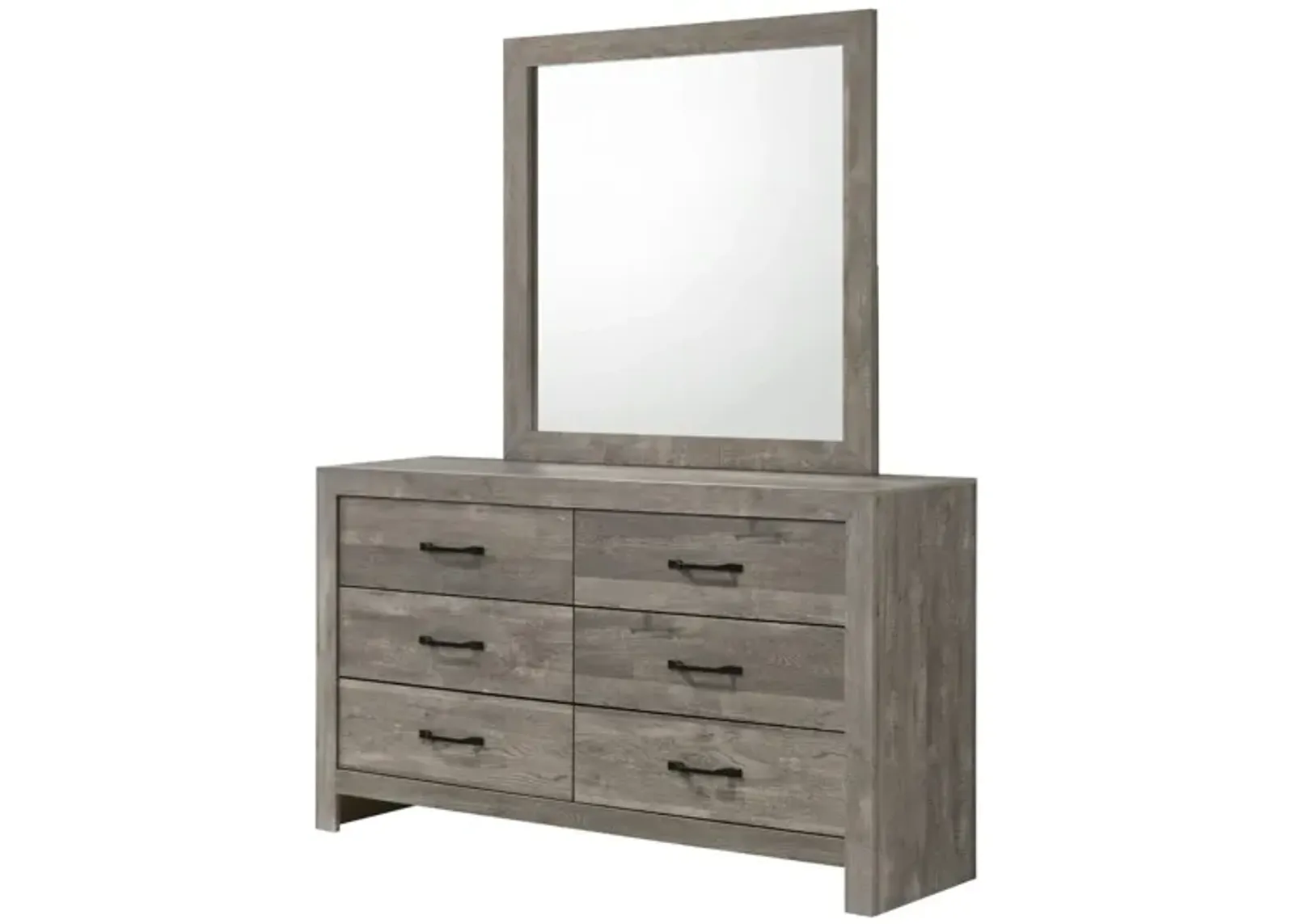 ARIANNA GREY DRESSER AND MIRROR