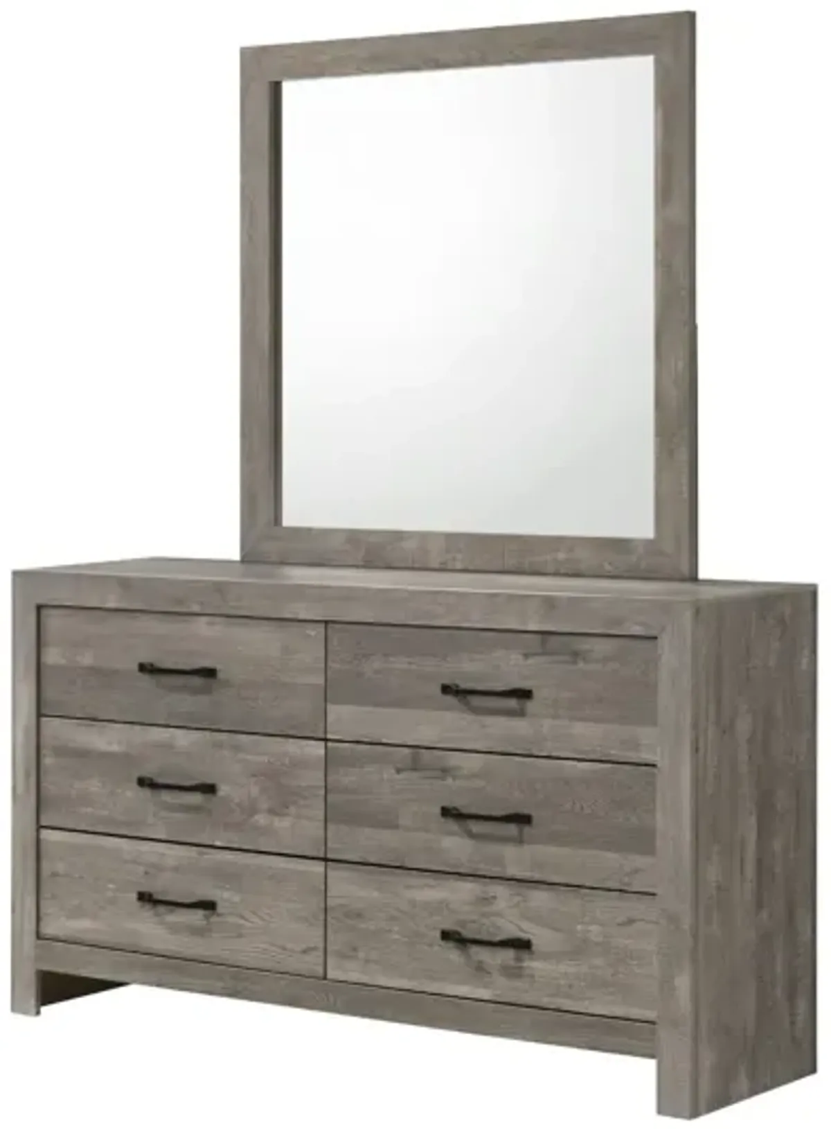 ARIANNA GREY DRESSER AND MIRROR