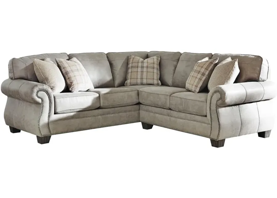 OLSBERG STEEL 2 PIECE SECTIONAL