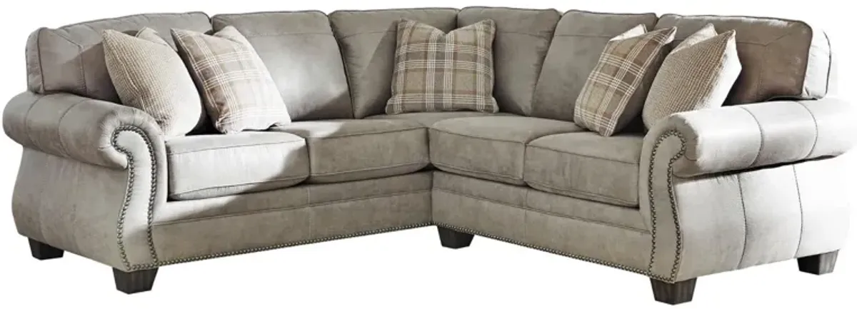 OLSBERG STEEL 2 PIECE SECTIONAL