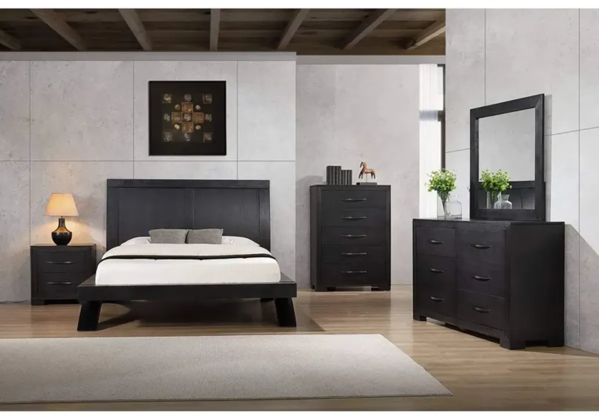 ALLAN BLACK KING BEDROOM