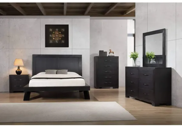 ALLAN BLACK KING BEDROOM