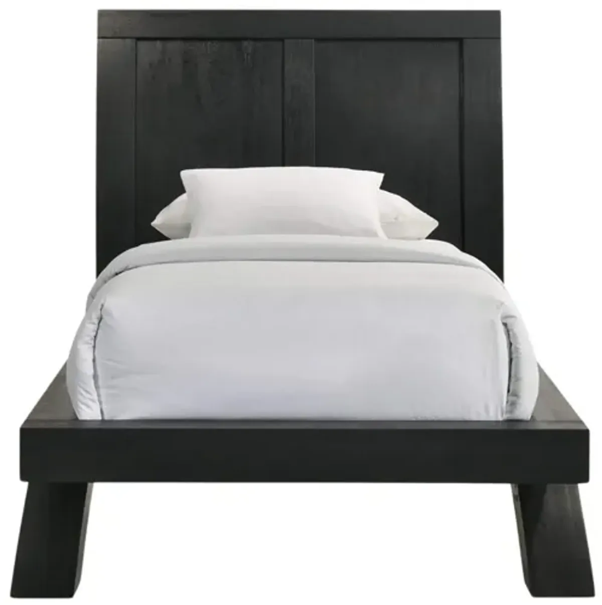 ALLAN BLACK TWIN BED