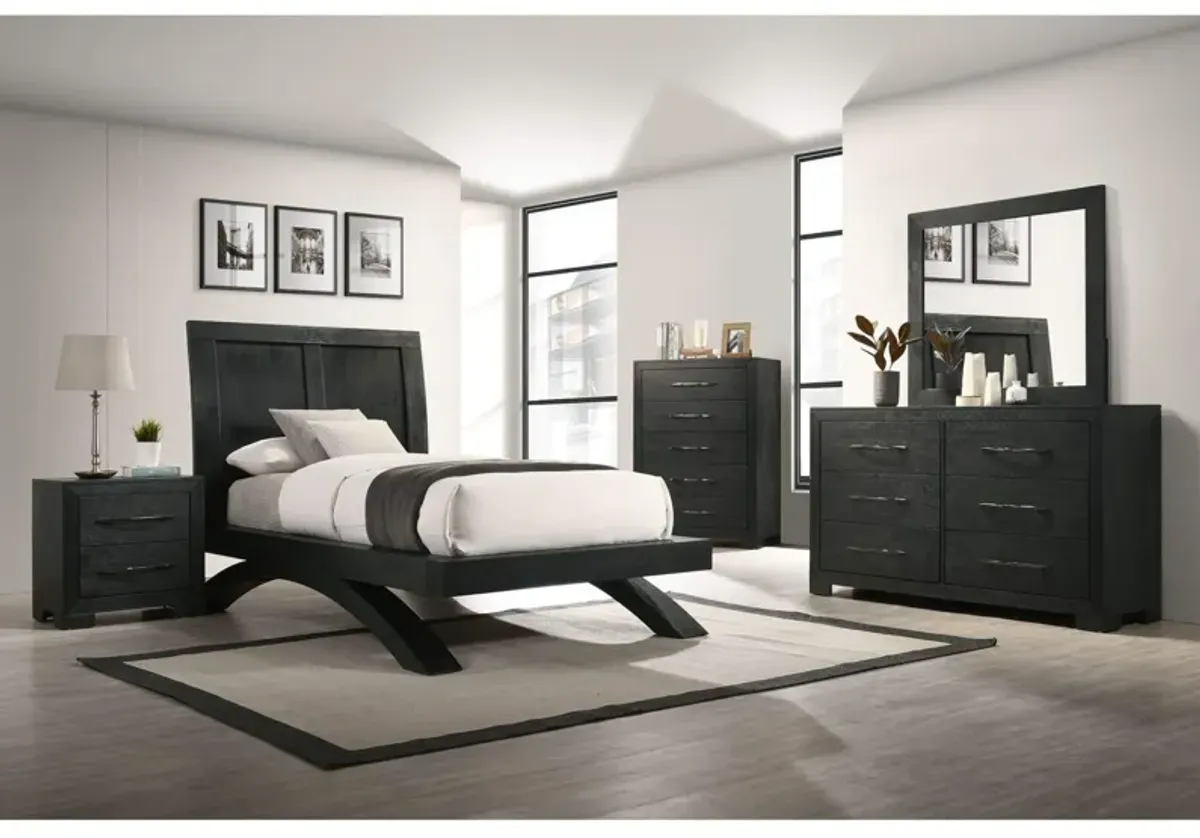 ALLAN BLACK TWIN BEDROOM