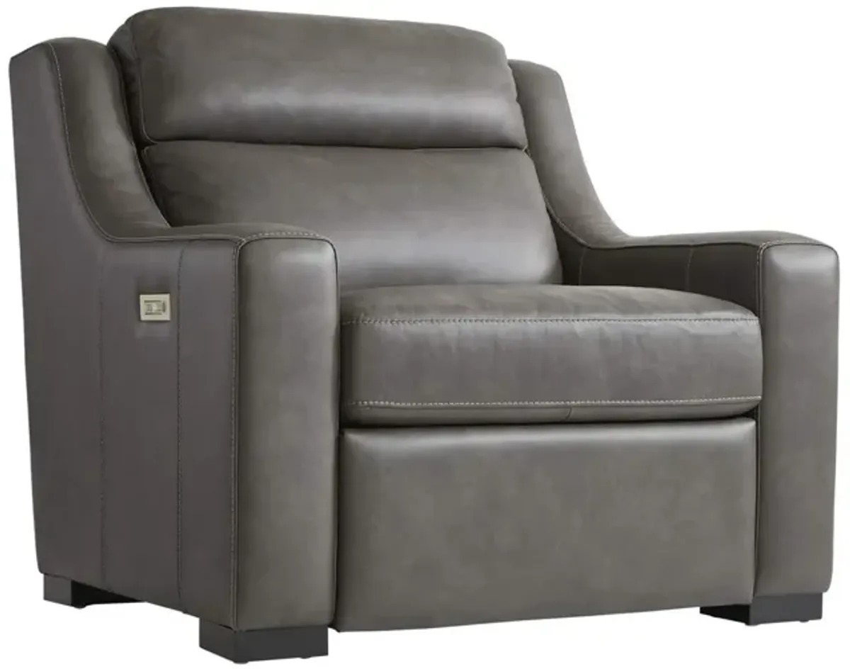 GERMAIN LEATHER POWER RECLINER