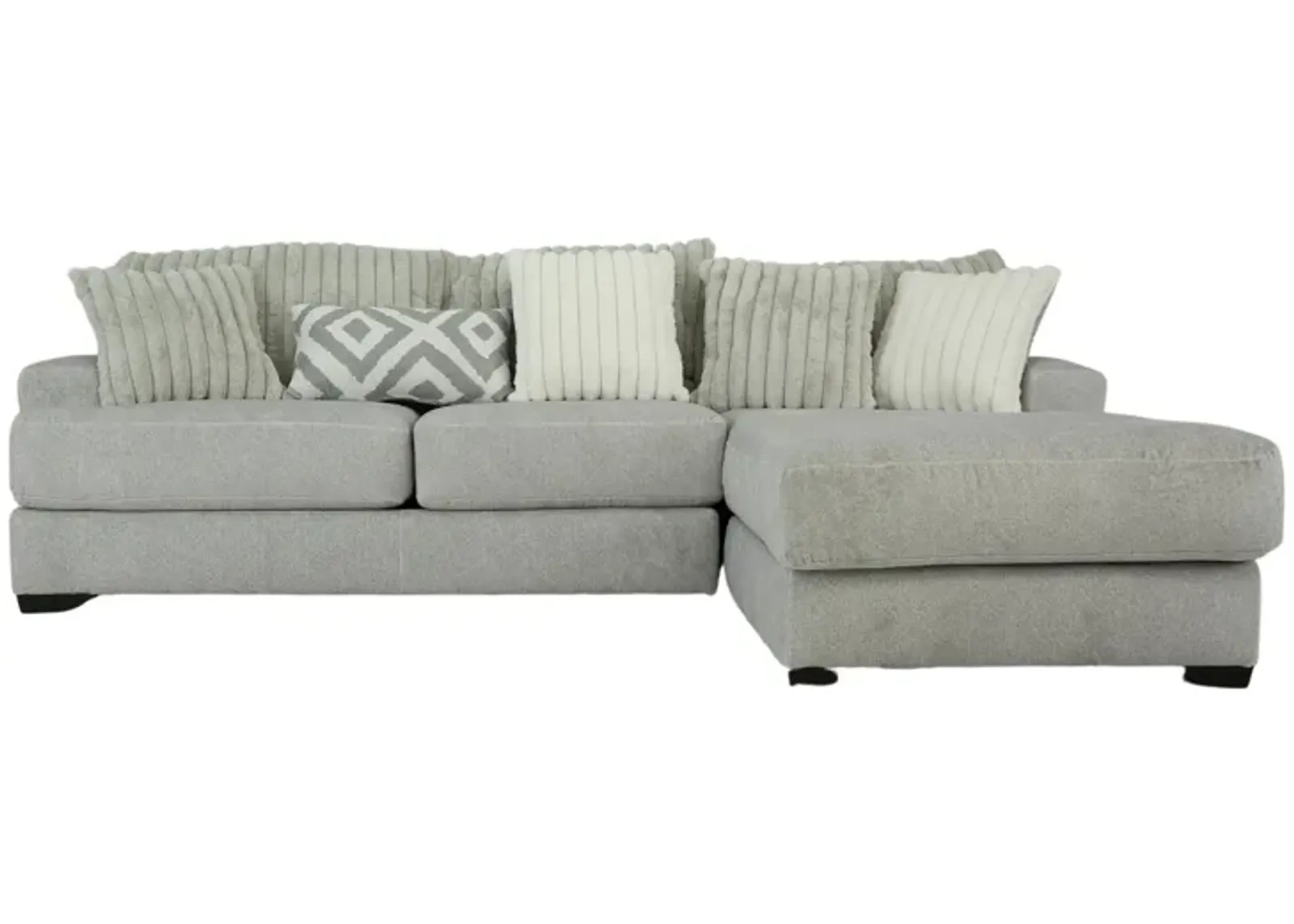 MONDO SILVER 2PC SECTIONAL