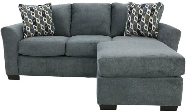 ANNA BLUE SOFA CHAISE