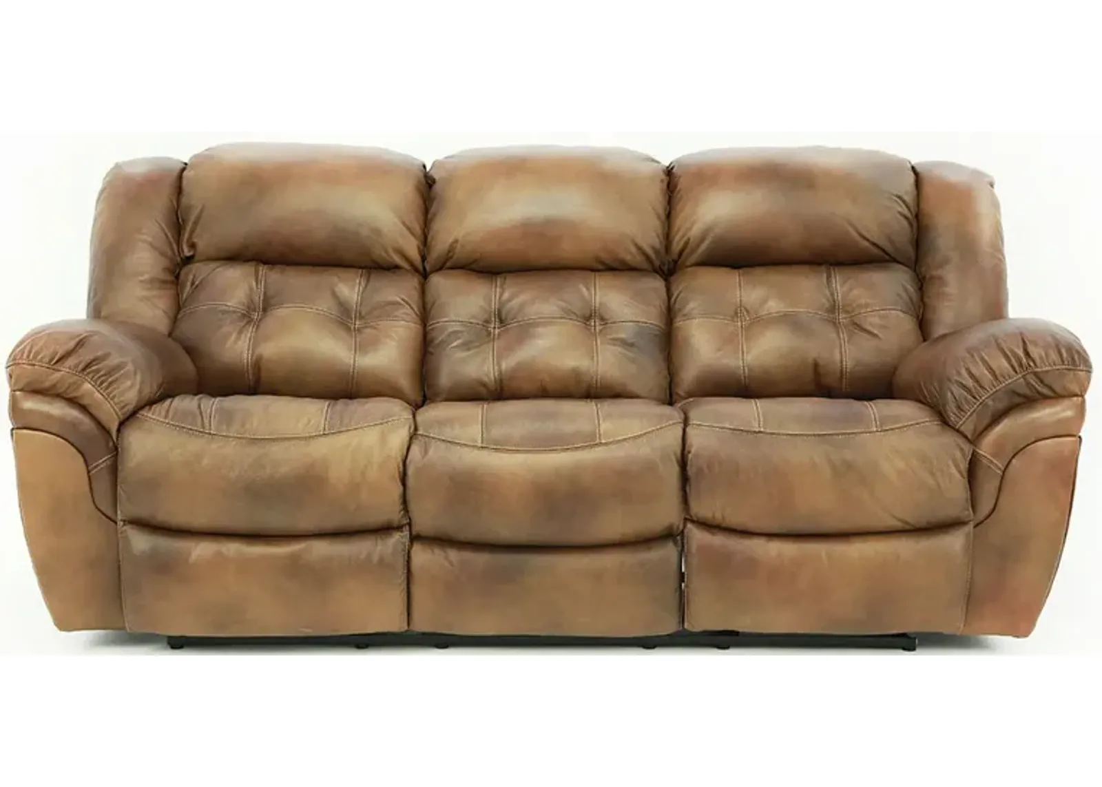 HUDSON SADDLE LEATHER RECLINING SOFA