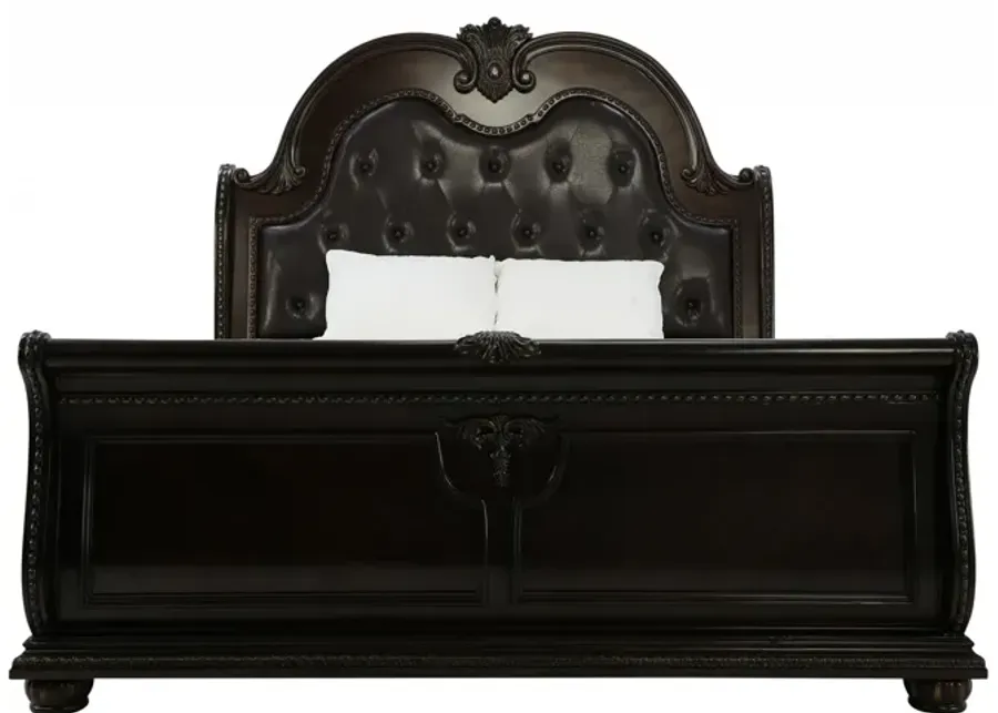 STANLEY CHERRY QUEEN BED