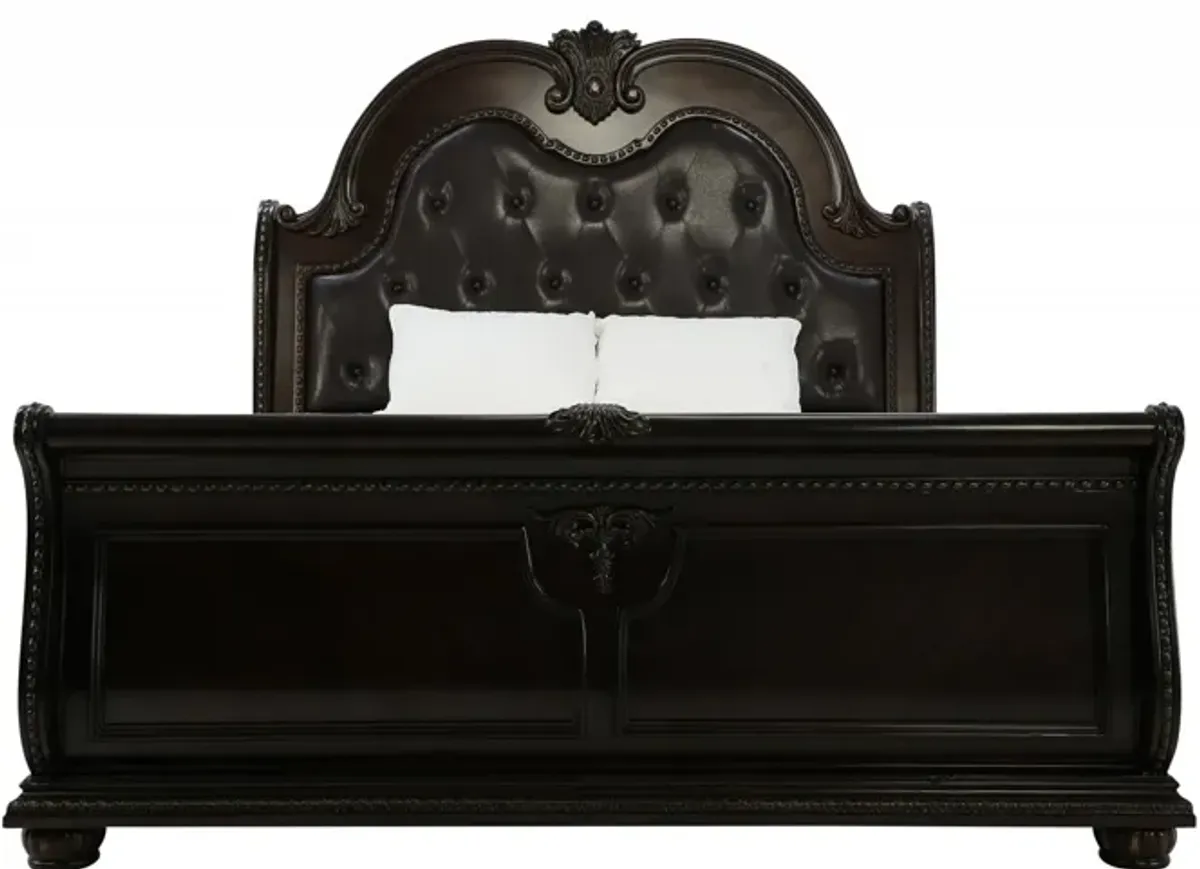 STANLEY CHERRY QUEEN BED