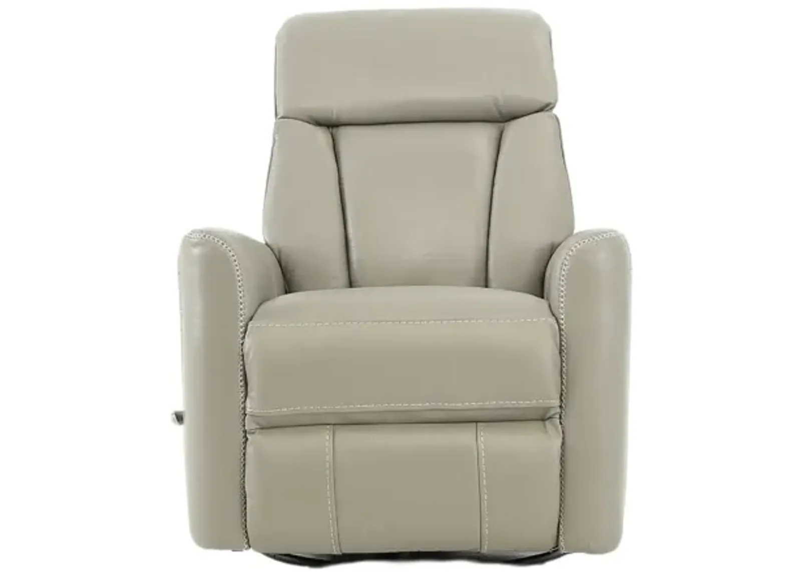 TAURUS STERLING LEATHER SWIVEL RECLINER