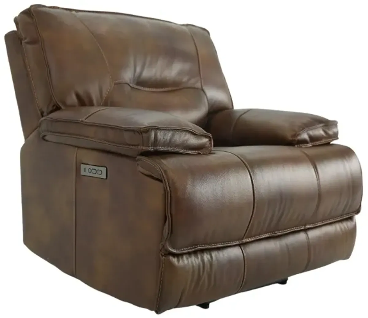 HENDRIX SIENNA LEATHER 2P POWER RECLINER